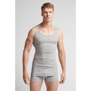 Intimissimi Grey Ribbed Men's Tank Top Medium Cotton